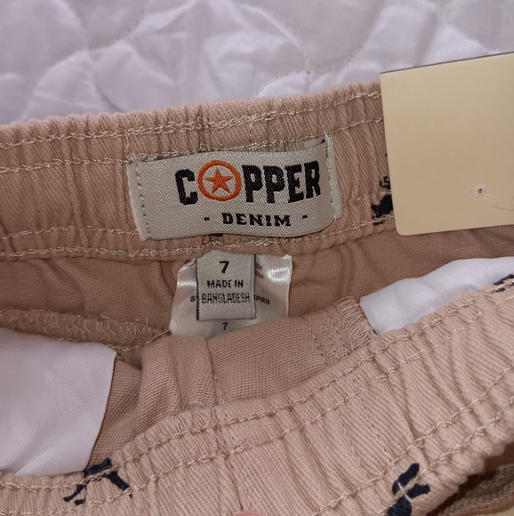 3 shorts for boys, size 7, blue, red and brown, Cooper brand - Picture 2 of 10